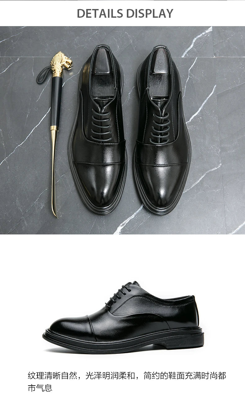 👑 King Cuir Quotidien – Derby Business Confort