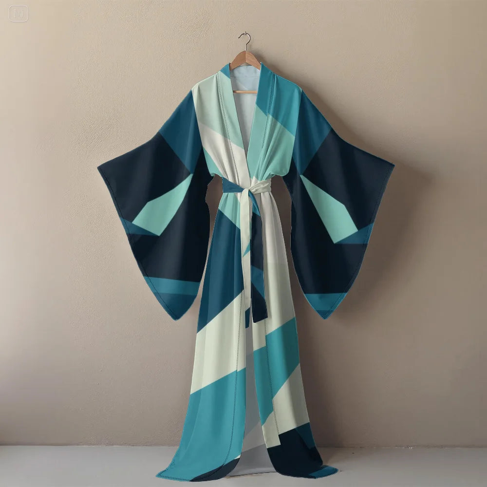👑 Queen Kimono Boho – Robe Vacances Luxe