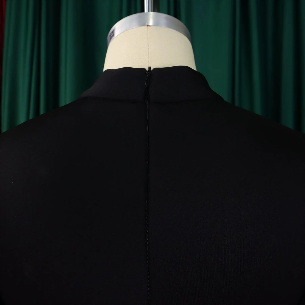 👑 QUEEN BOW — ROBE PLISSÉE À NŒUD SIGNATURE