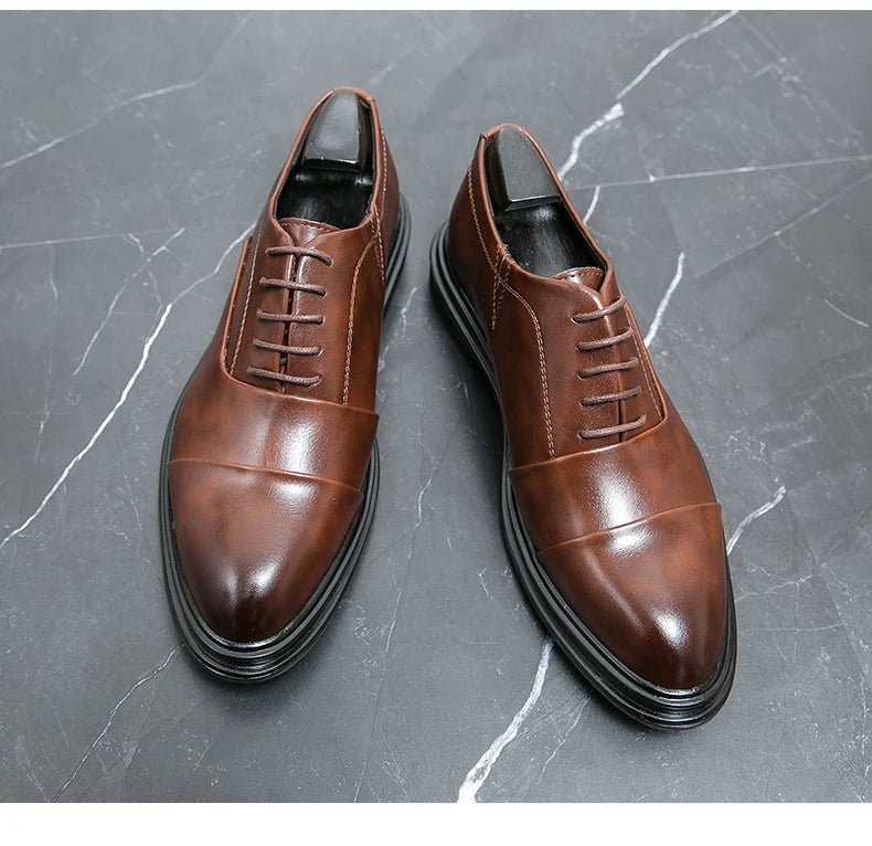 👑 King Cuir Quotidien – Derby Business Confort