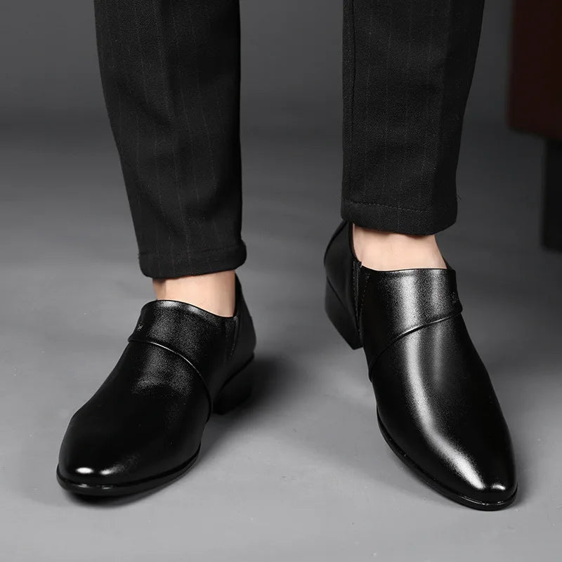 👑 Royal Slip-On Cuir – Oxford Business Grande Taille