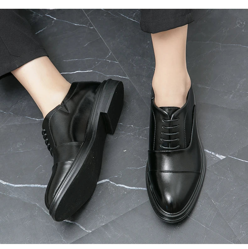 👑 King Cuir Quotidien – Derby Business Confort