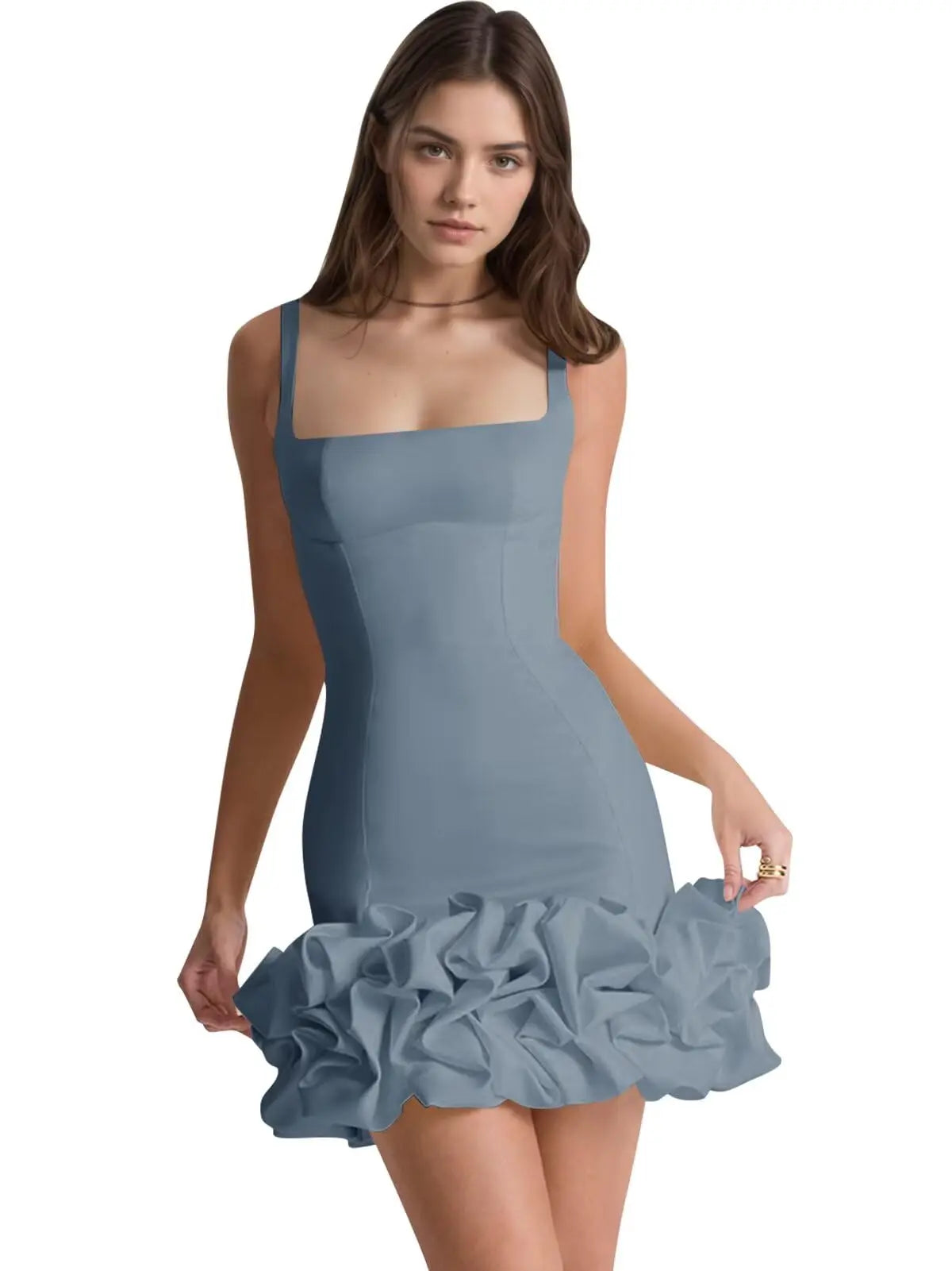 👑 QUEEN SATIN FLEURS 3D — CORSET SIGNATURE RUNWAY EDITION