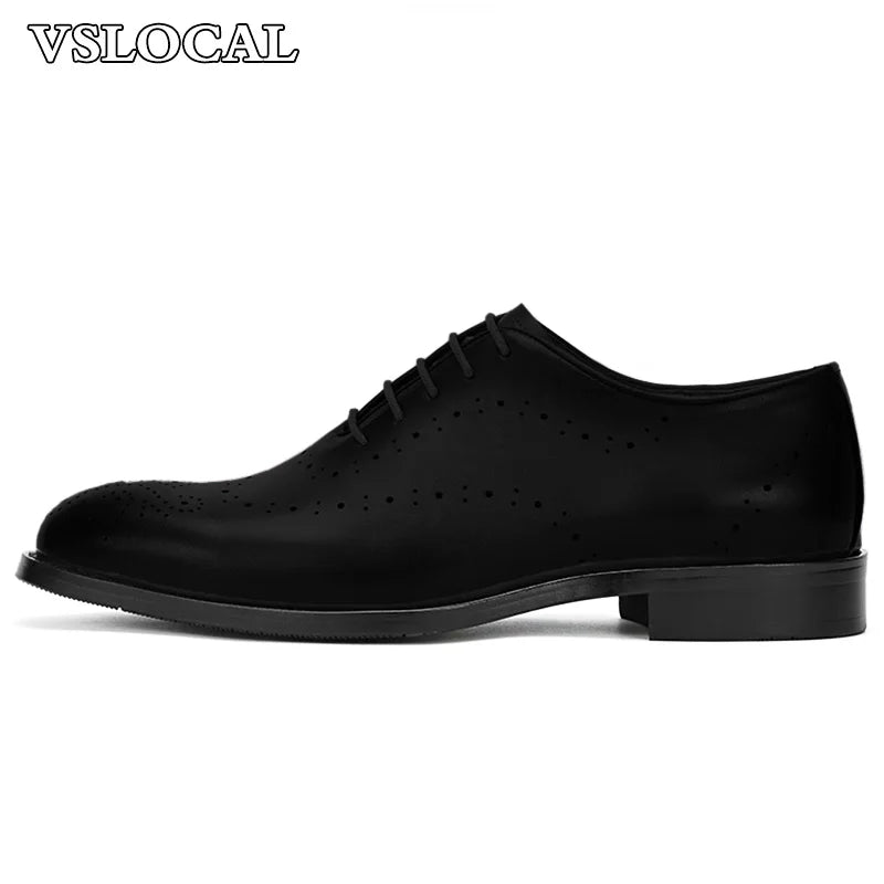 👑 Royal Oxford Marron – Bout Pointu Business
