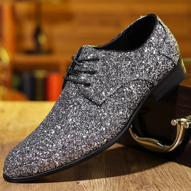 👑 Royal Sequins Or & Argent – Oxford Mariage
