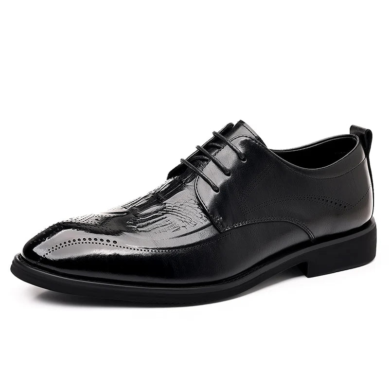 👑 King Derby Verni – Chaussure Banquet Prestige
