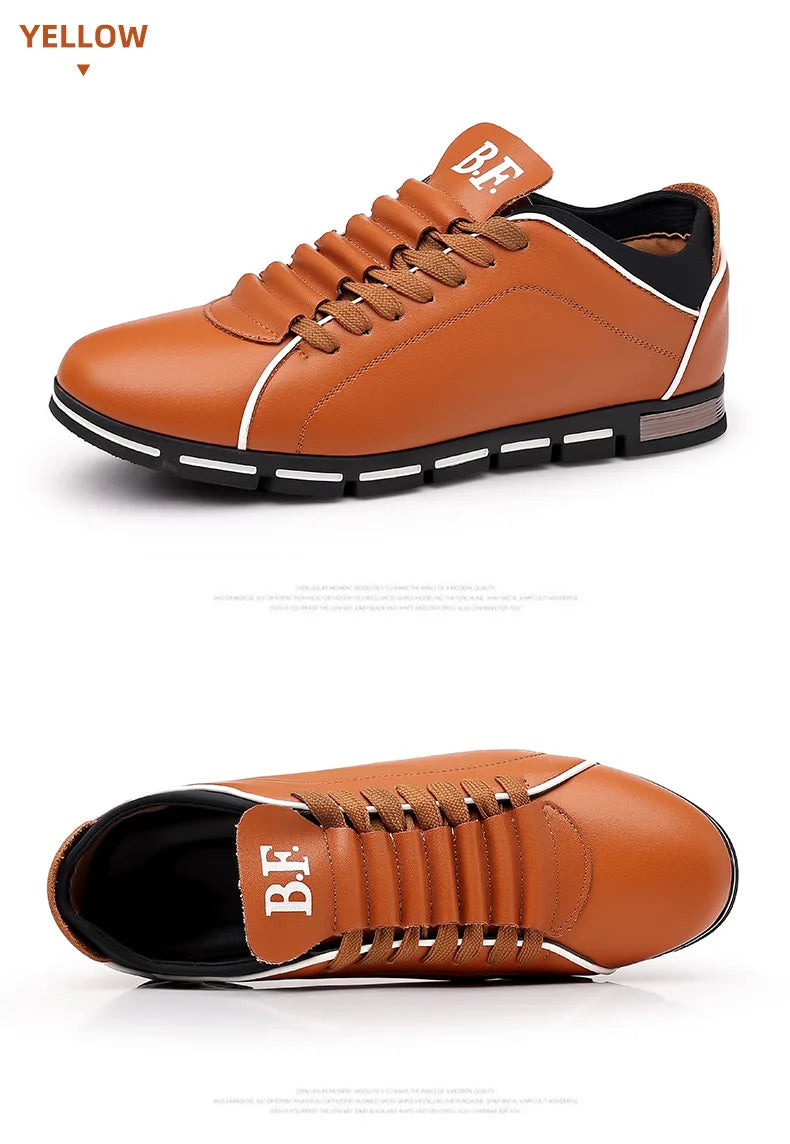 👑 King British Cuir – Loafer Casual Plat
