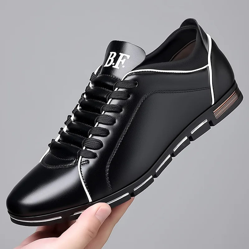 👑 King British Cuir – Loafer Casual Plat