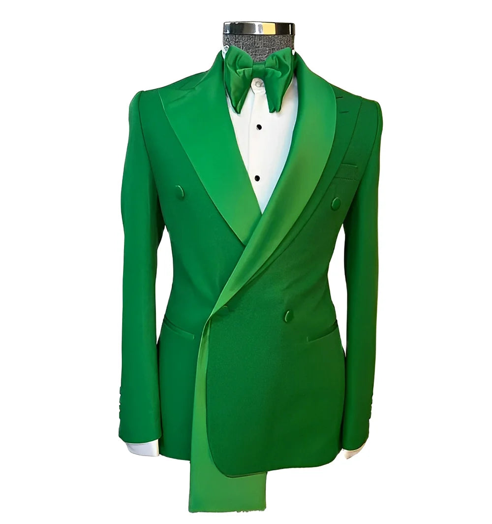 👑 KING PEAK LAPEL BLAZER — VESTE MARIAGE REVERS EN POINTE SUR MESURE