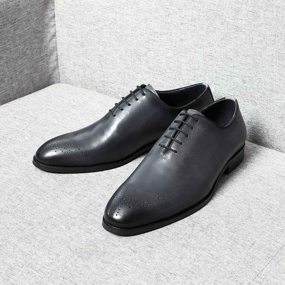 👑 Royal Oxford Artisan – Cuir Italien