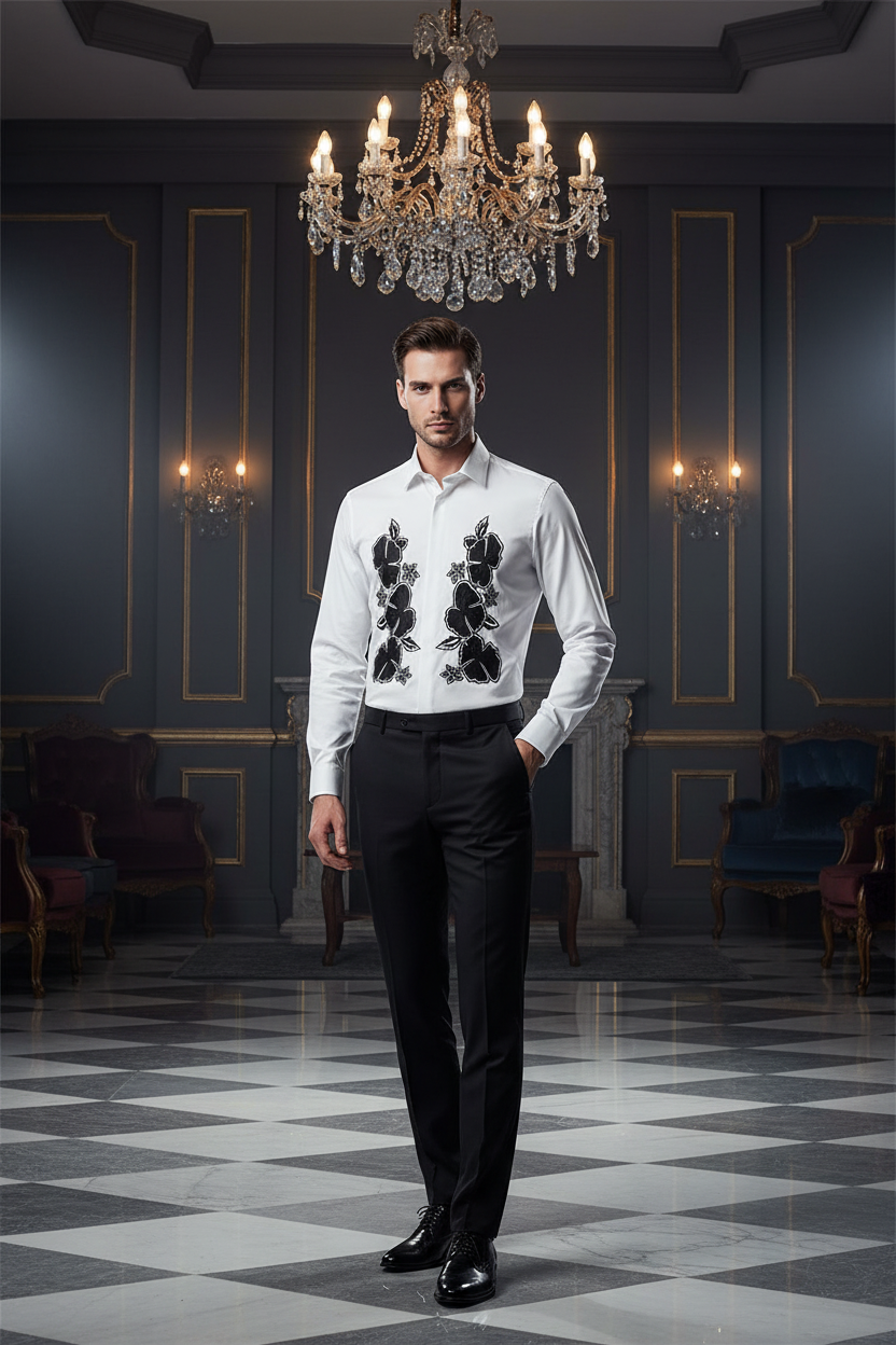 👑 KING CHEMISE IMPRIMÉE — URBAN SIGNATURE RUNWAY EDITION
