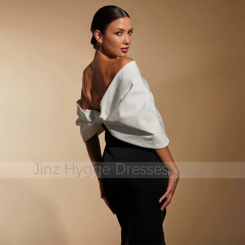👑 QUEEN OFF SHOULDER — ROBE MIDI COLONNE SIGNATURE