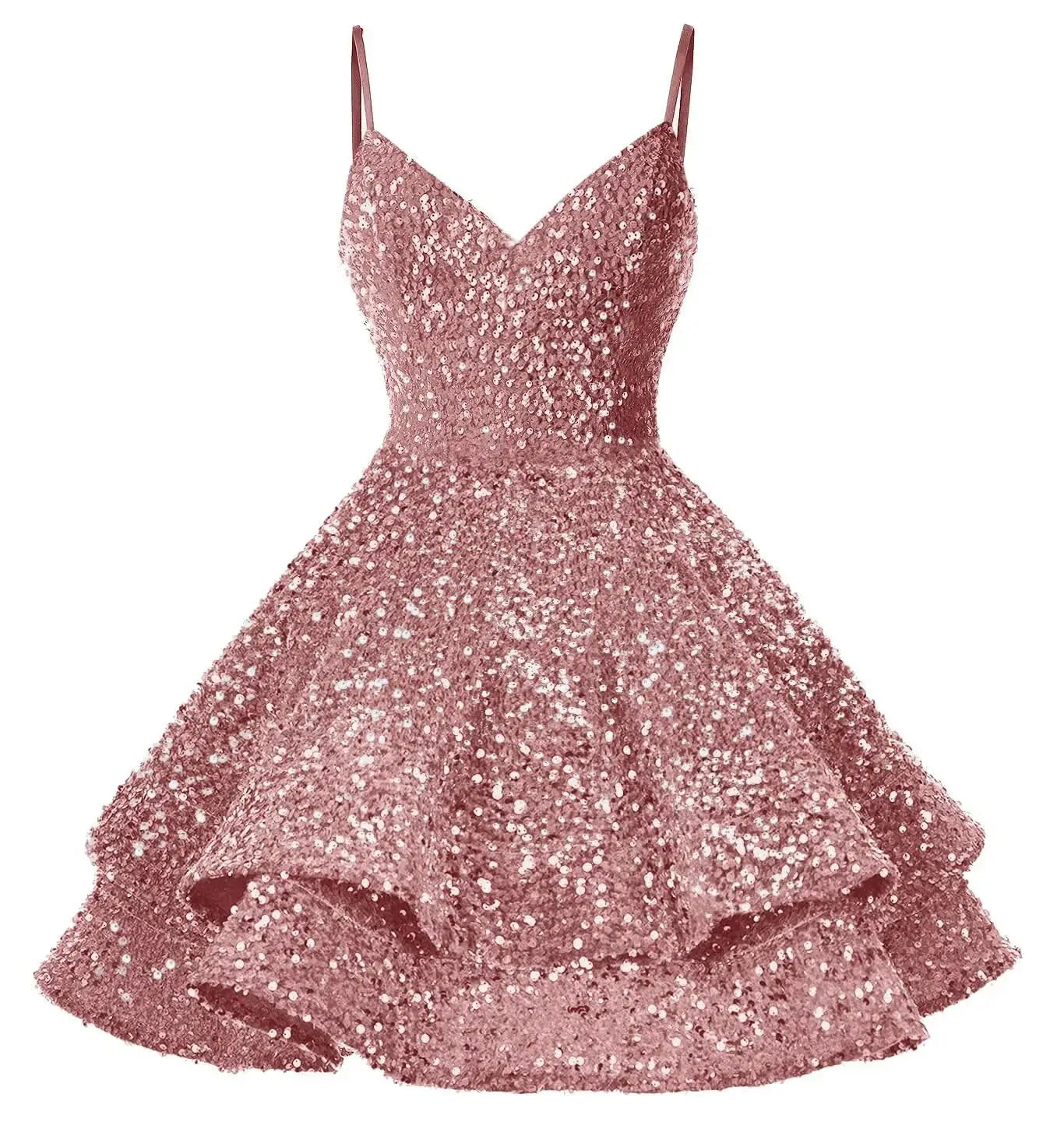 👑 QUEEN SEQUINS COL V — ROBE PROM SIGNATURE RUNWAY EDITION