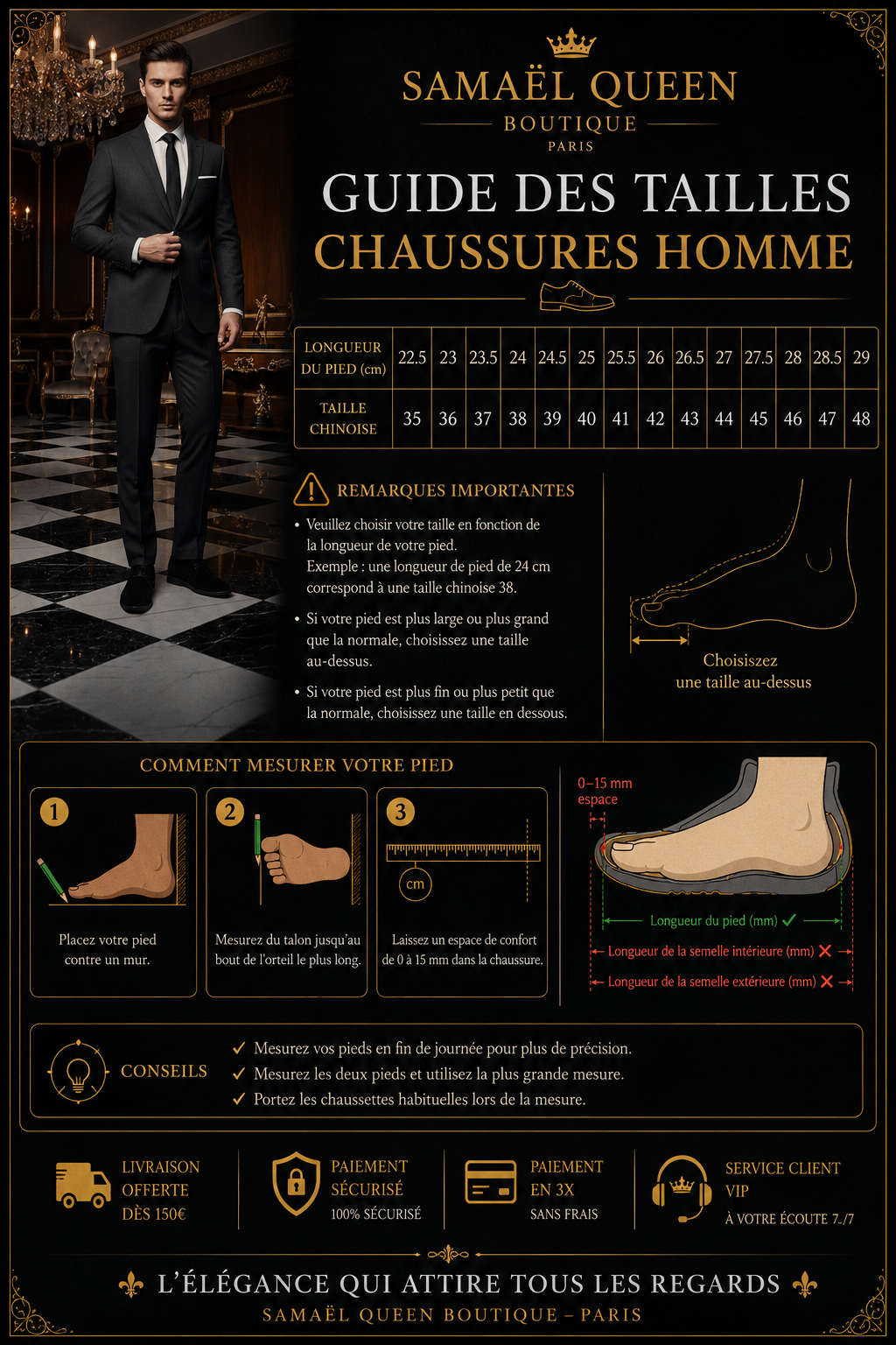 👑 Royal Derby Suede – Grande Taille Business