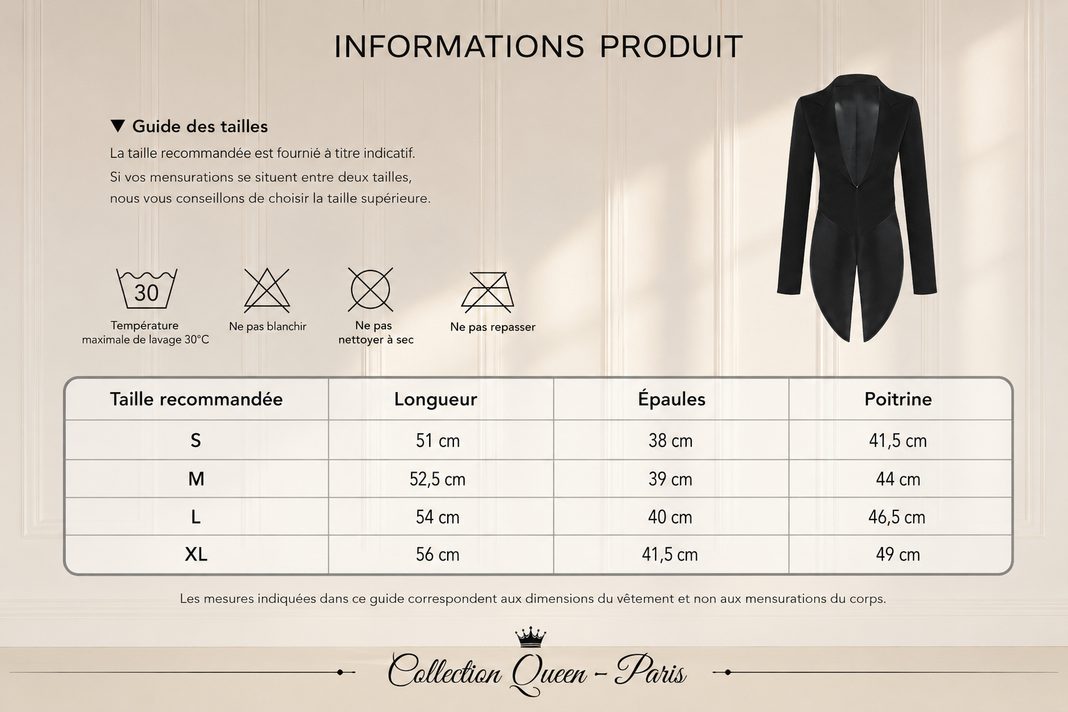 👑 QUEEN QUEUE-DE-PIE BLAZER — TUXEDO VINTAGE SIGNATURE RUNWAY EDITION